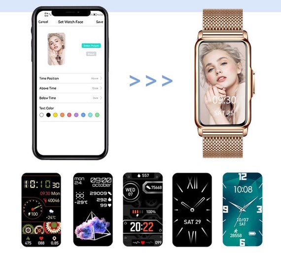 Smart Mioband Nano+ Gold, 2 ремешка | Зображення 6