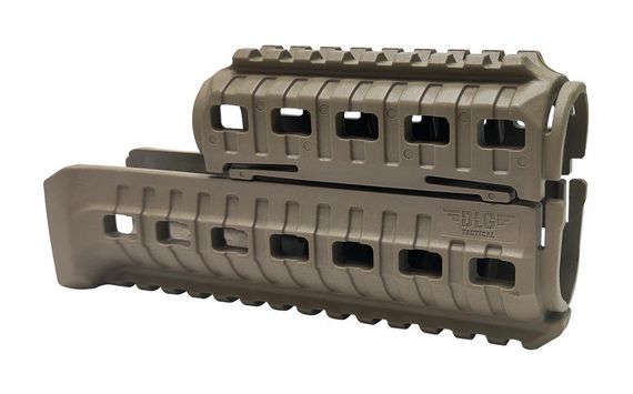 Цівка на DLG Tactical для АК 47 АК 74 АКМ койот Цівка для АК Цівка DLG Цівка на АК Цівка з планками пікатінні