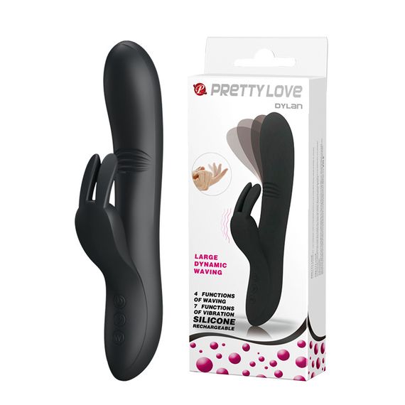 Вібратор PRETTY LOVE DYLAN USB 4 waving 7 vibration Sex Aura