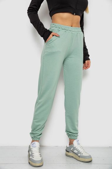 Спортивные штаны женские, цвет оливковый, 238R324 | Зображення 2