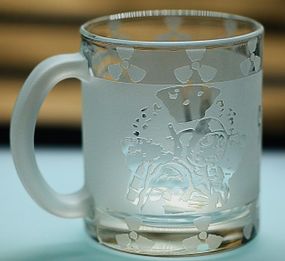 Скляна чашка 320 мл S T A L K E R  2 з гравіюванням ігрова кружка подарунок фанату Зони СТАЛКЕР матова