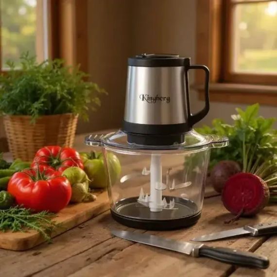 Измельчитель электрический с чашей 3 л 800 Вт Kingberg KB-2007 | Зображення 2