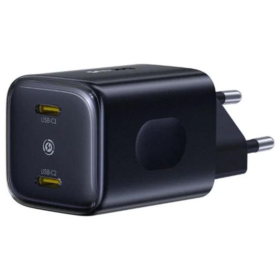 МЗП Baseus PicoGo AN13 Fast Charger 45W (2USB-C) (E0121F) Cosmic Black | Зображення 1