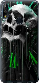 Чехол на Asus Zenfone Max Pro M2 ZB631KL Череп-часы "4100u-1641-17620"