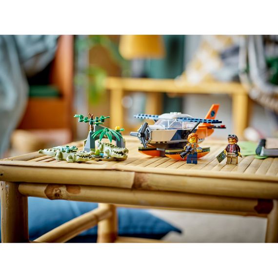 Конструктор LEGO City Водний літак для дослідження джунглів (60425) | Зображення 9