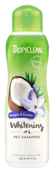 Шампунь Tropiclean "Імбир і кокос" для білої шерсті, для собак і котів 355мл