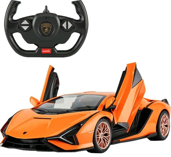 Машинка Rastar Lamborghini Sian (97760) на радіокеруванні. 1:14. Помаранчевий