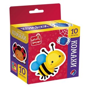Дитячий набір магнітів "Комахи" VT3106-32, 10 магнітів