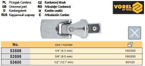 Шарнир кардан Польша 1/2" VOREL-53600