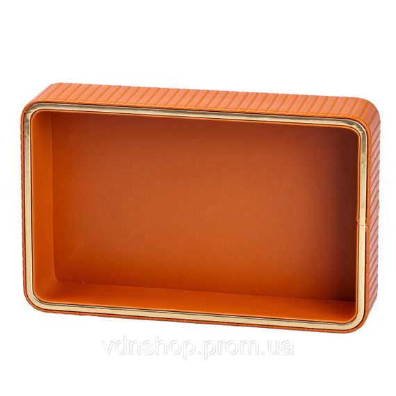 Салфетница на стол из эко-кожи 25 х 15.5 х 5 см Коричневый HP9900BR | Зображення 3