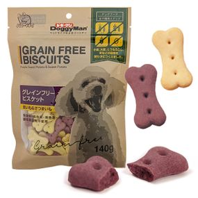 Печиво для собак DoggyMan Biscuits Purple Sweet з бататом 140 гр