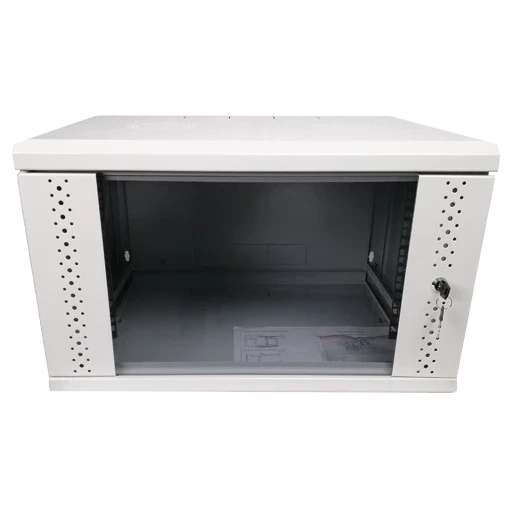 EServer 6U 600х500х370 скло, сіра Шафа - Серверні шафи