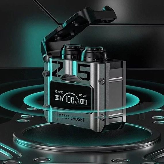 Бездротові навушники M25, Bluetooth 5.3, механічні армовані подвійного режиму ігрові | Зображення 5