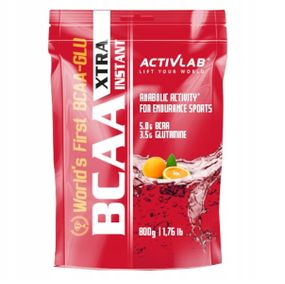 Амінокислота BCAA для спорту Activlab BCAA Xtra Instant +L-Glutamine 800 g /80 servings/ Orange