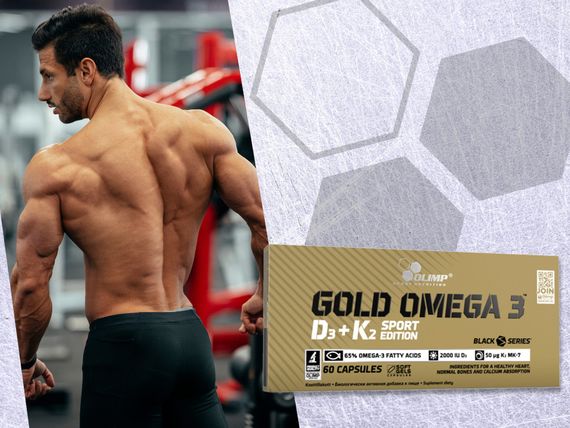 Омега-3 Olimp Nutrition Gold Omega 3 D3+K2 Sport Edition 60 caps | Зображення 1
