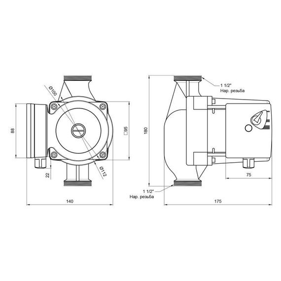 Насос циркуляційний Thermo Alliance LPS 25/80/180 | Зображення 1