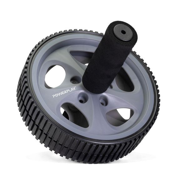 Колесо для преса Паверплей PP-4345 Exercise Wheel (d16.5cm.) Сіре | Зображення 1