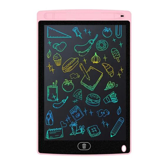 8.5 дюймів РК-планшет для письма, дитячий блокнот для малювання графіті, планшет для малювання. Рожевий | Зображення 6