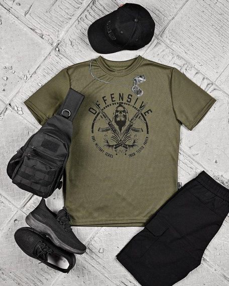 Тактическая футболка Oblivion defensive oliva ДЛ6589