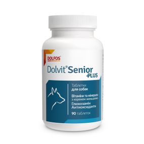 Витамины для пожилых собак Dolvit Senior Plus 90 табл