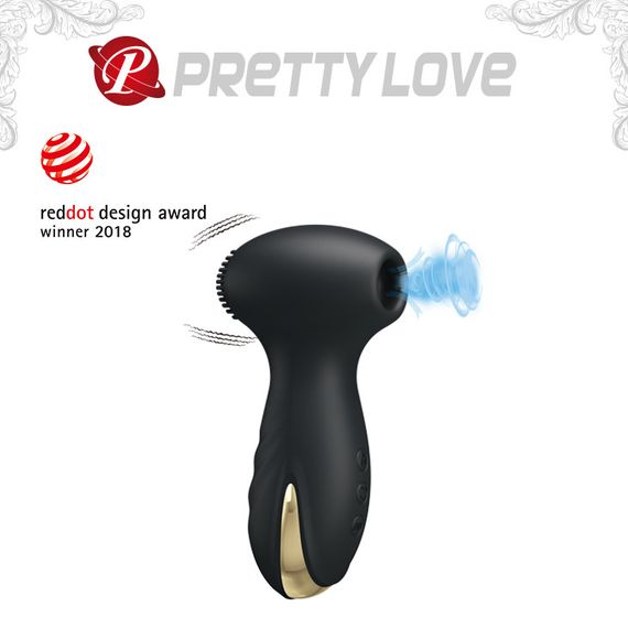 Кліторальний стимулятор - Pretty Love Royal Pleasure Hammer Black Sex Aura | Зображення 8