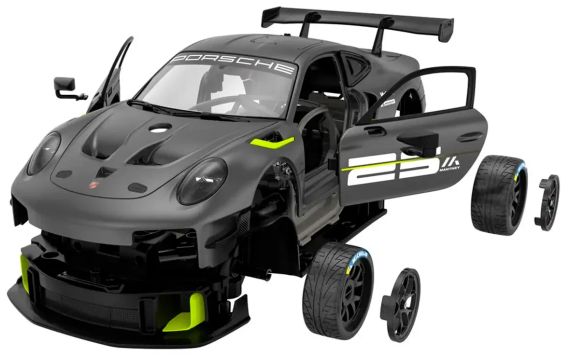 Машинка-конструктор Rastar Porsche 911 GT2 RS Clubsport 25 1:18. Сірий | Зображення 2