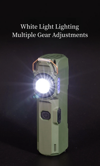 Ліхтар мультифункціональний D51-SMD зелений з Li-Ion акумулятором, індикацією заряду, запальничкою та ЗУ Type-C (46799-D51-SMD_226) | Зображення 6