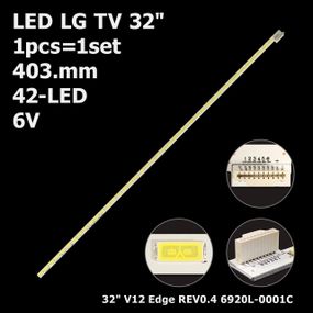 LED підсвітка LG TV 32" V12 Edge REV0.4 REV1.1 6920L-0001C 6922L-0011A 6916L-0801A 1шт.