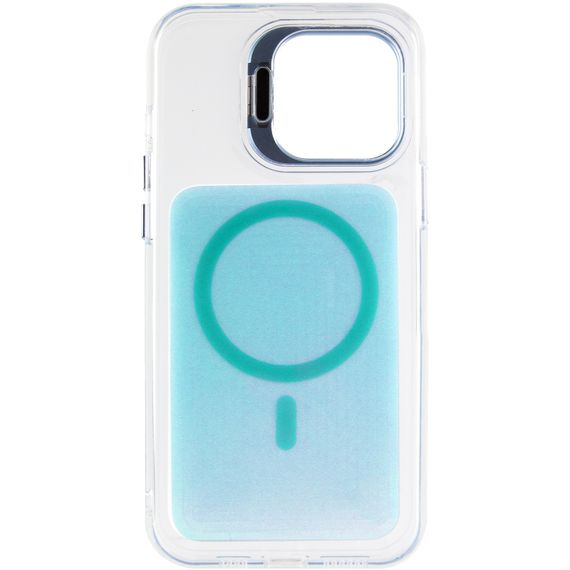 Чохол TPU+PC Jewel Sparkle with Magnetic Fit для Apple iPhone 15 (6.1") Aqua Blue | Зображення 2