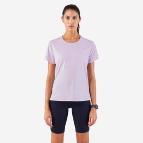 Футболка жіноча Run 500 Dry для бігу бузкова - XL