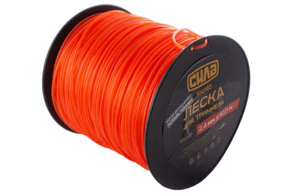 Леска для триммера Сила - 2,4 мм x 450 м "звезда" (550185) | Зображення 1