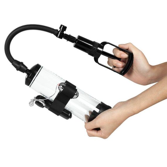 Вакуумна помпа з вібрацією Powerpump MAX Vibrating — Black&Clear sexstyle | Зображення 4