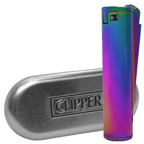 Зажигалка Бензиновая Clipper Metal Gasoline Icy