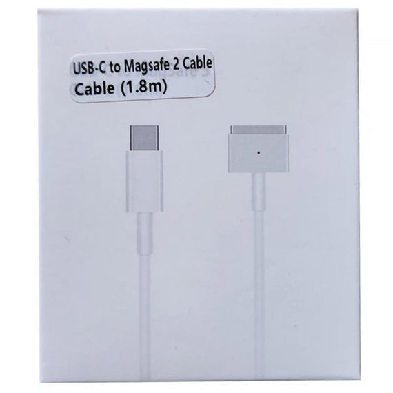 Дата кабель USB-C to MagSafe 2 for Apple (AAA) (1.8m) (box) White | Зображення 1