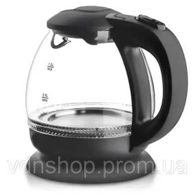 Скляний електрочайник Domotec MS-7910 1л 1650 Вт з LED підсвічуванням LD-41