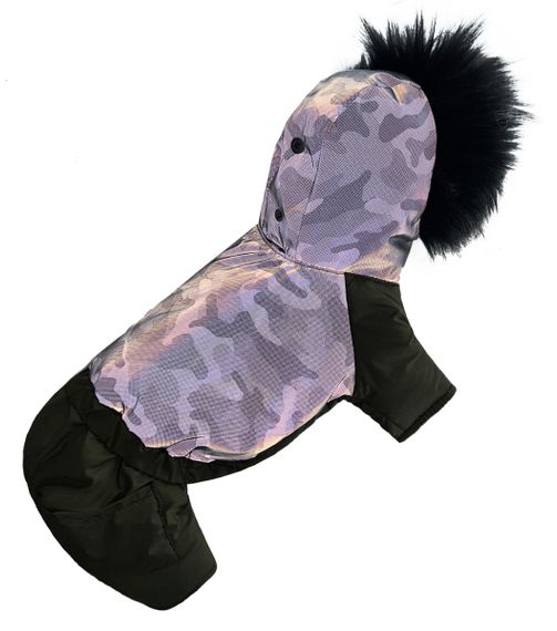 Зимовий комбінезон з світловідбиваючої тканини камуфляж A-78 | Зображення 4