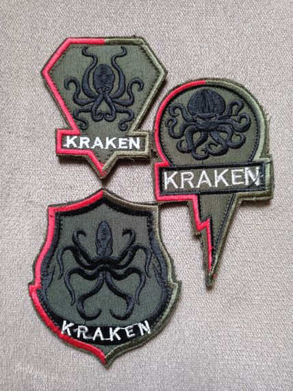 Шеврон КРАКЕН (3шт)