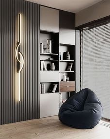 Бра LED 27530 Чорний 6х15х100 см.