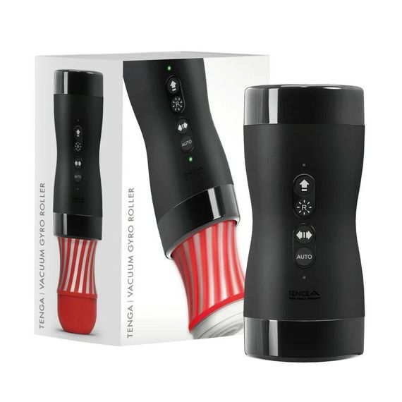 Автоматический мастурбатор Tenga VACUUM GYRO ROLLER SET, ротация и вакуум, совместим с Tenga Cup Sex Aura | Зображення 1