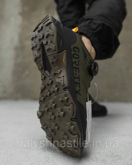 Мужские кроссовки Gore-Tex grey/olive  A2897-5 НП5037 | Зображення 3