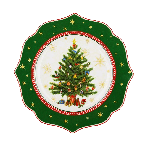 Тарілка порцелянова D21*1.3см Christmas Story