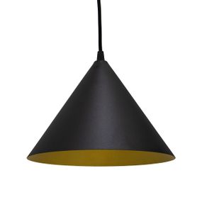 Світильник підвісний (люстра) Mont P250 Чорний, Золото, Atmolight