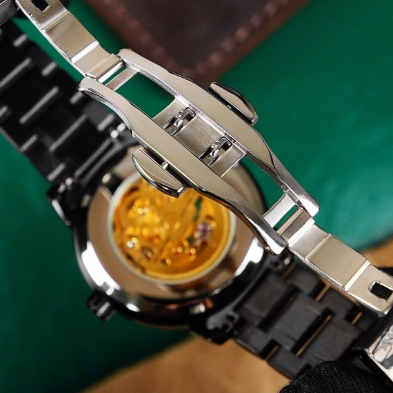 Годинник наручний Awarder 048 Не Забуду Дім Black-Gold Steel | Зображення 8