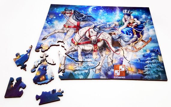 Пазл Страна Сказок. Снежная Королева (деревянный, 62 элементов) | Зображення 1