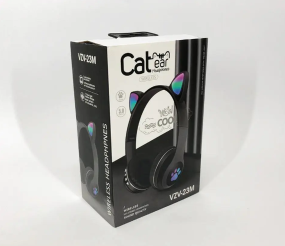 Бездротові навушники Cat Ear RGB VIV-23M (Чорний) | Зображення 3