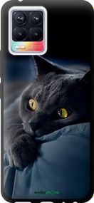 Чохол на Realme 8 Димчастий кіт "825b-2303-2448"