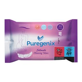 Влажные салфетки  для интимной гигиеныPuregenix 30 шт