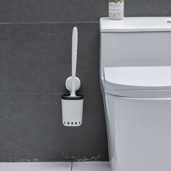 Щітка для унітазу Aquaticaна вакуумній присосці s42 92×179×410мм (9784298) | Зображення 1