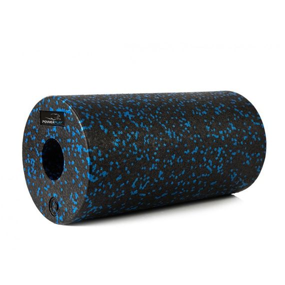 Набор для йоги Паверплей PP_4008 EPP Foam Roller Set роллер + 2 массажных мяча Черно-синий | Зображення 2