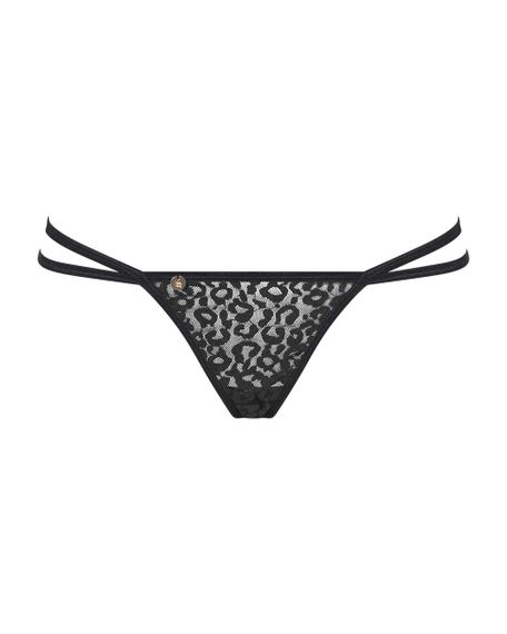 Стринги з ланцюжками Obsessive Pantheria Чорні S/M | Зображення 3